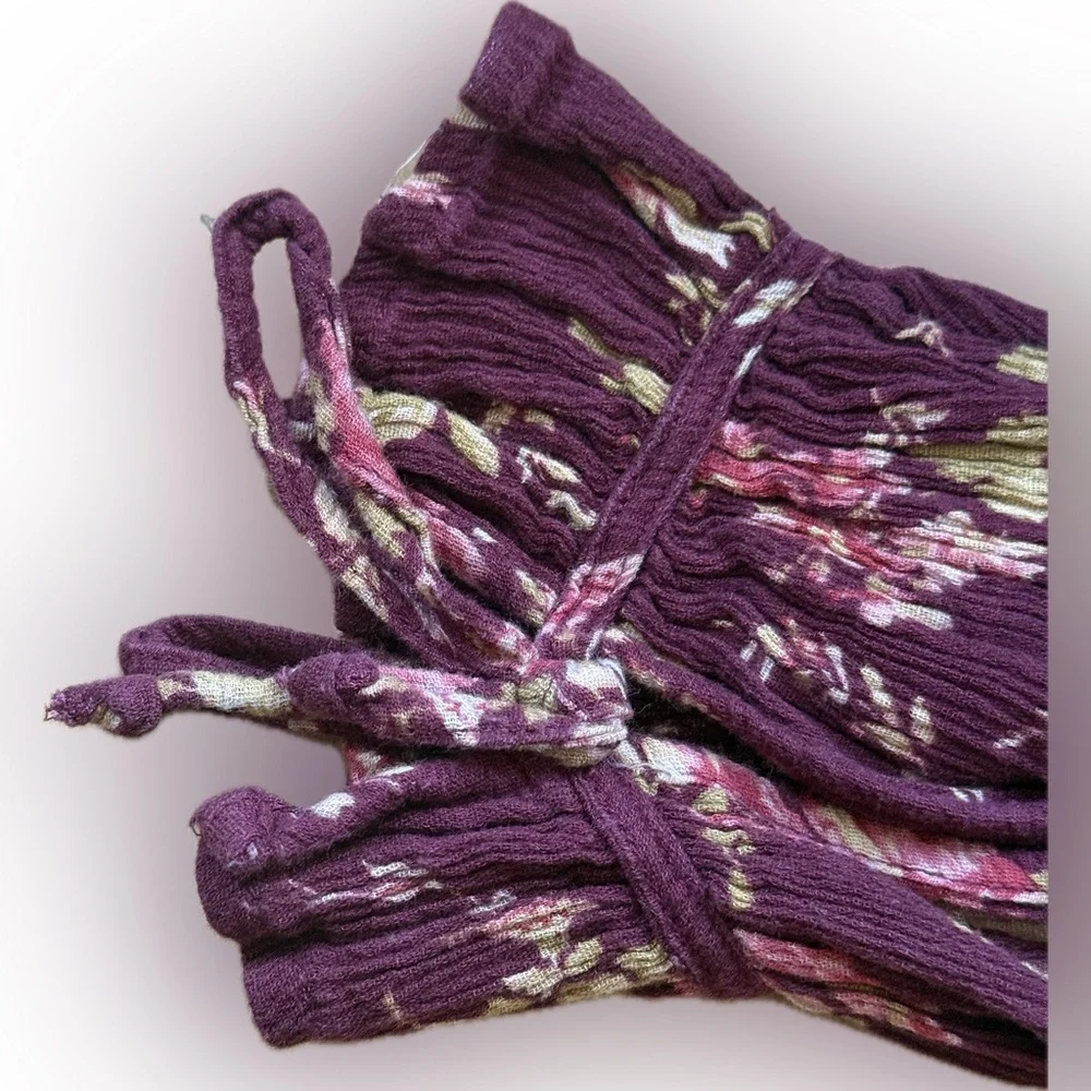 Chaps Women's Plum Floral Blouse - Picture 4 of 5